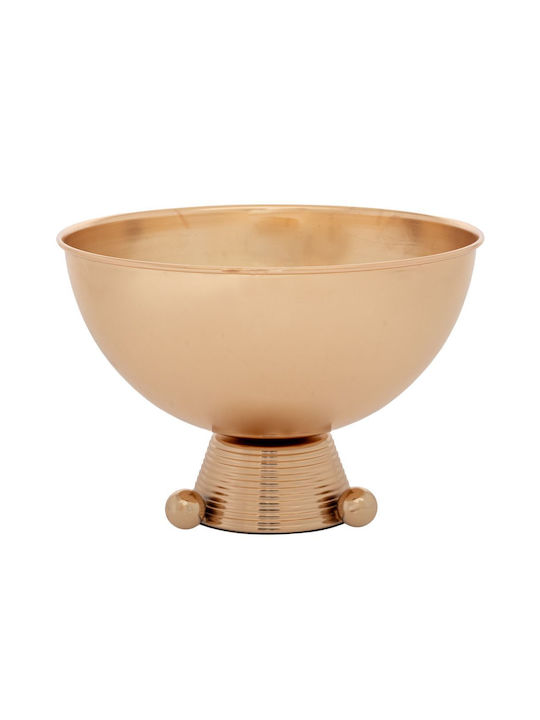 Iliadis Decorative Bowl Gold 31x31x21cm