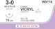 Ethicon Vicryl Абсорбиращ шев 3/0 Кръгла игла 20мм 75см W9114