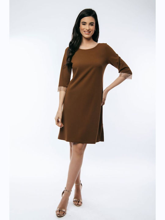 BelleFille Dress Clay Brown