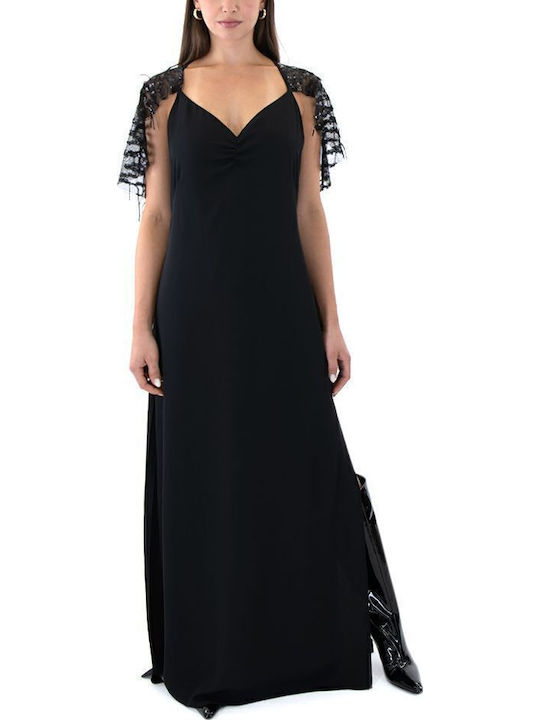 Dolce Domenica Evening Dress Black with Sequins Dolce Domenica Evening Dress Black with Sequins