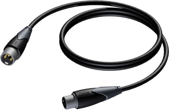 Procab Кабел XLR мъжки - XLR женски Черен 1м