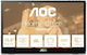 AOC 16T3EA IPS Φορητό Monitor 16" FHD 1920x1080 με Χρόνο Απόκρισης 4ms GTG