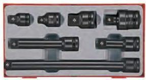 Teng Tools Πολυκαρυδάκια με Καρέ Υποδοχής 1/2" Σετ 13τμχ