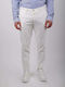 Trousers Chino in Slim Fit White