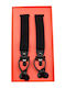 Giovani Rossi Suspenders Monochrome Black