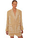Farm Rio Women's Blazer Beige