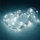 Linear Light Garland 100 Leds 990cm Solar Powered Cool White