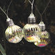 Luminous Garland Led Loris Model 20 Bulbs 580cm Solar Powered Multicolor White Light R