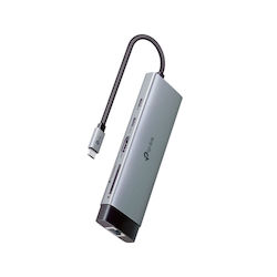 TP-LINK USB-C Docking Station με HDMI 4K PD Ethernet (UH9120C) TP-LINK USB-C Docking Station με HDMI 4K PD Ethernet (UH9120C)