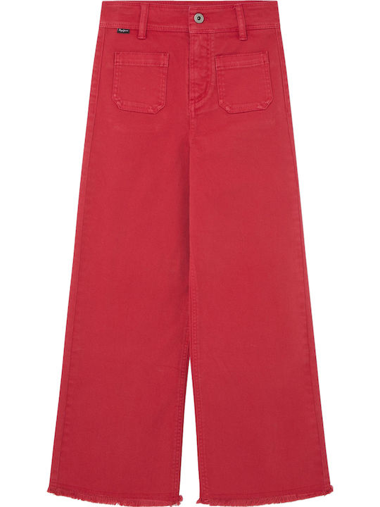 Παιδικό Παντελόνι Τζιν Hot Red NANIA