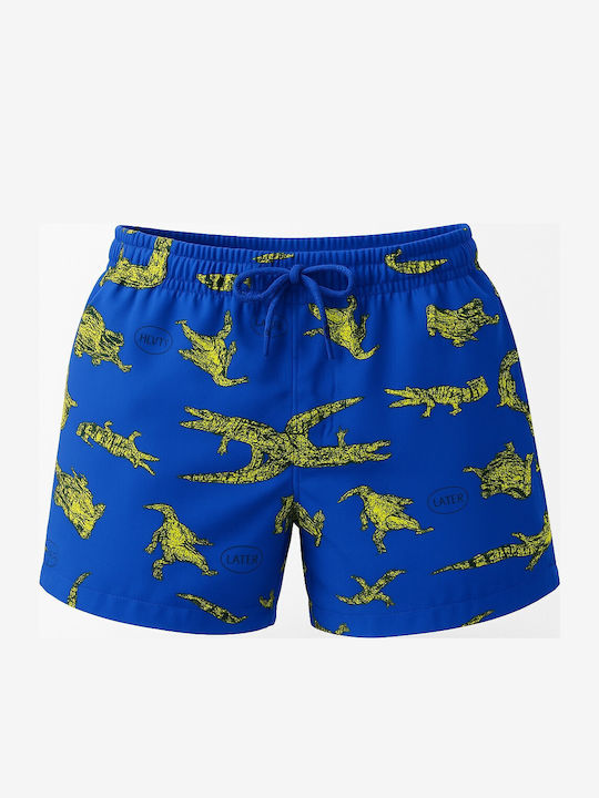 Yes!Do Kids Costum de baie pentru copii Pantaloni scurți de înot Blue
