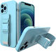Hurtel Rope Series Back Cover Σιλικόνης Μπλε (Galaxy A50)