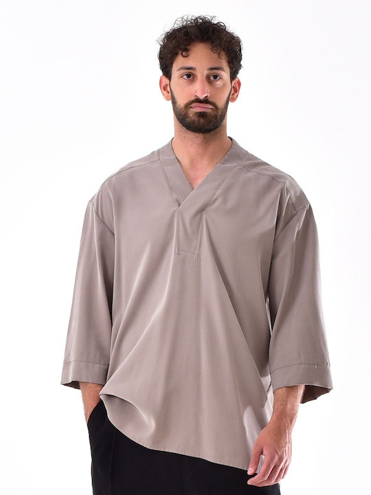 Langarmbluse Grey