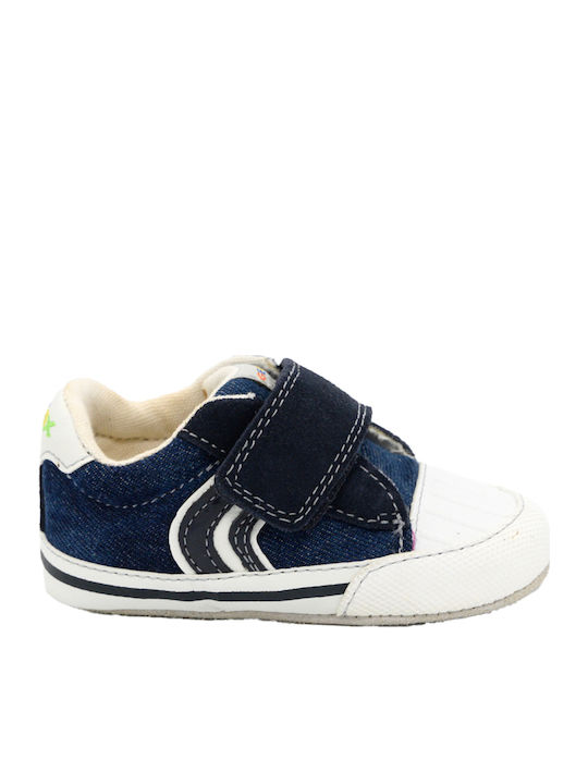 Geox Βρεφικά Sneakers Αγκαλιάς Μπλε