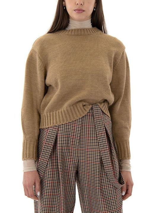 Γυναικείο Πουλόβερ Black, Camel