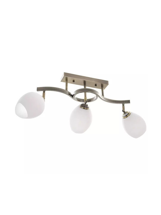 Olive Chandelier Bronze Elbulgaria 3xe27 2837ab/3