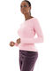 Women's Long Sleeve Sweater Pink