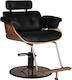 Gabbiano Florence Friseurstuhl Schwarznuss