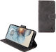 Lime Essential Magnet Brieftasche Synthetisches Leder Gray (Motorola Moto G24 Leistung)
