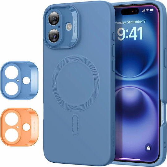 ESR Cloud Halolock Umschlag Rückseite Silikon / Kunststoff 1.2mm Hellblau (iPhone 16)