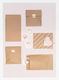 Large Kraft Paper Bags with Gold Stickers, Pack of 24