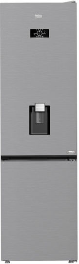 Beko Combină frigorifică 355lt NoFrost Î203.5xL59.5xA66.3cm. Inox B3RCNA404HDXB1