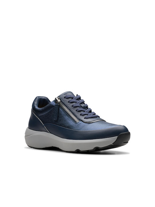 Clarks Γυναικεία Sneakers Navy Combi