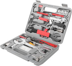 Set de Unelte pentru Repararea Bicicletelor Zola 44 Piese Plastic Oțel 33x26 Cm Gri