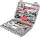 Bicycle Repair Tool Kit Zola 44 Pieces Plastic Steel 33x26 Cm Grey