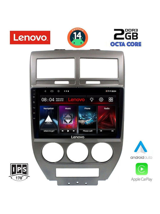 Lenovo Автомобилна Аудио Система (Блутут/USB/AUX/WiFi/GPS/Apple-Carplay/Android-Auto) с Тъчскрийн 10"