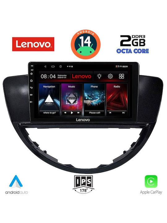 Lenovo Auto-Audiosystem für Subaru Tribeca 2007-2014 (Bluetooth/USB/AUX/WiFi/GPS/Apple-Carplay/Android-Auto) mit Touchscreen 9"
