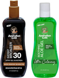 Australian Gold Bronzing Spray Gel Spf30 + Aloe...