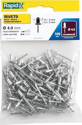 Rapid Aluminum Rivet 4/8mm 100pcs