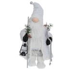 White Fabric Santa Claus 45cm