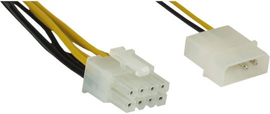 Inline 26630 Power Adapter Cable 5.25 To 8 Pin New 45cm
