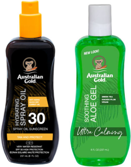 Australian Gold Carrot Oil Spray Spf30 + Aloe After Sun