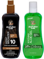 Australian Gold Spray Gel Bronzer Spf10 + Aloe ...