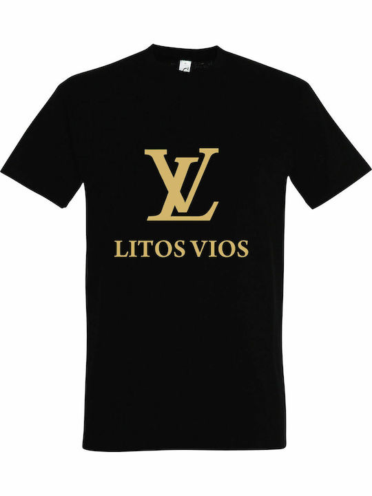 Vuitton" T-shirt Black