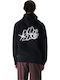 Glow Sweatshirt mit Kapuze Black