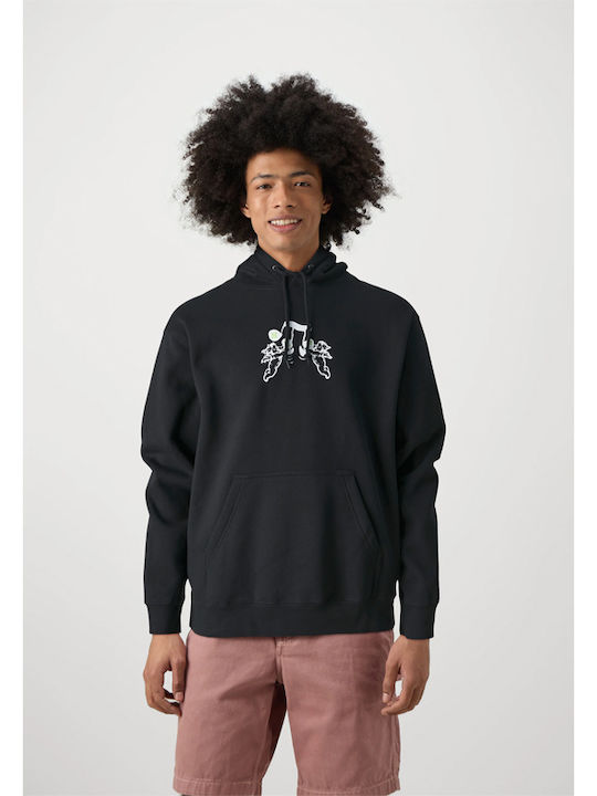HUF Song P O Hanorac cu Glugă Black