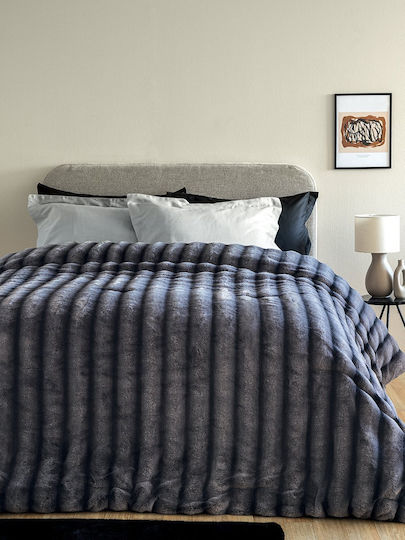Palamaiki Κουβερτοπάπλωμα Υπέρδιπλο 230x250εκ. Cate Grey 860 GSM