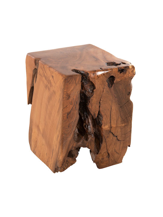 Hocker Für das Wohnzimmer Hölzernes Kumo Natural 30x30x40cm