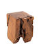 Hocker Für das Wohnzimmer Hölzernes Kumo Natural 30x30x40cm