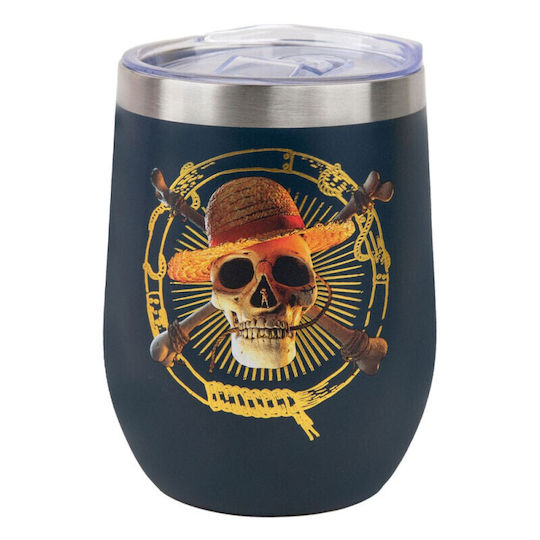 Cinereplicas One Piece Netflix – Luffy Ποτήρι Θερμός Ανοξείδωτο 350ml Πολύχρωμο