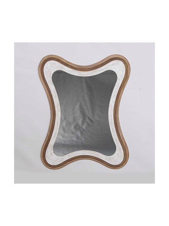 Estheti Home Καθρέπτης Τοίχου Ξύλινος Καφέ 70x3x90cm 751-10013
