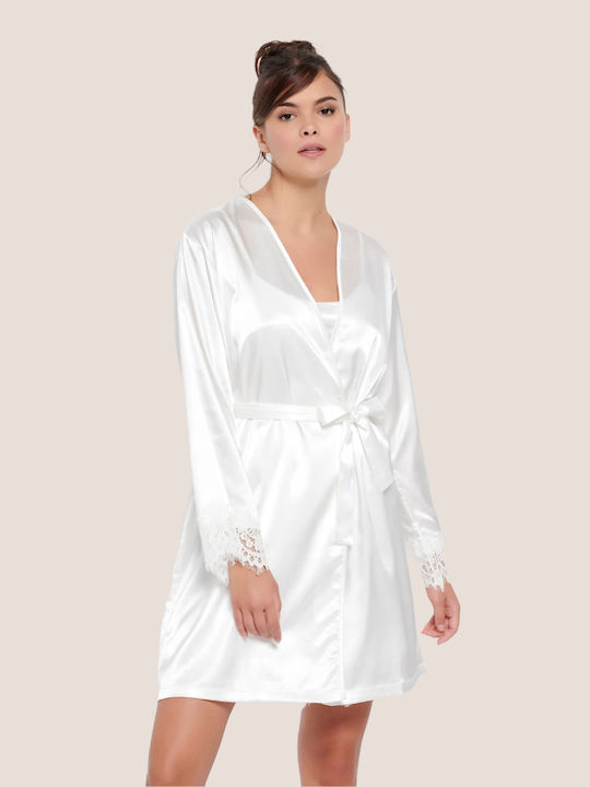 Luna Winter Damen Satin,σατεν Robe Ivory Coast