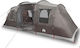 vidaXL Camping Tent Tunnel Brown for 4 People 4...