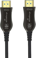 MediaRange MRCS222 HDMI 2.1 HDMI male - HDMI male 10m Μαύρο MediaRange MRCS222 HDMI 2.1 HDMI male - HDMI male 10m Μαύρο