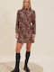 Mini Hemdkleid Wickel Anemone
