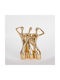 Estheti Home Decorative Sculpture Women Resin Gold 16.5x5.5x19cm 752-27079